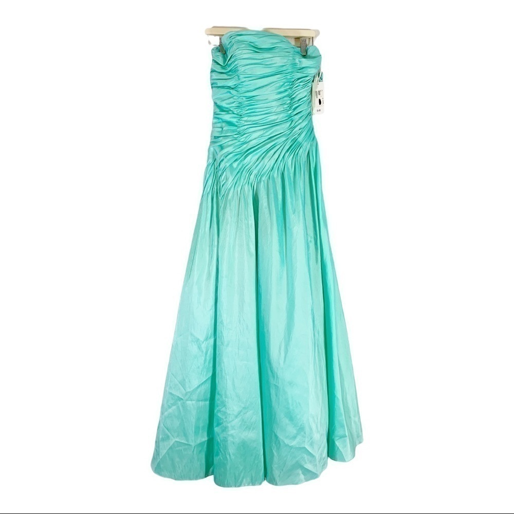 Mac Duggal Strapless Maxi Dress Size 6